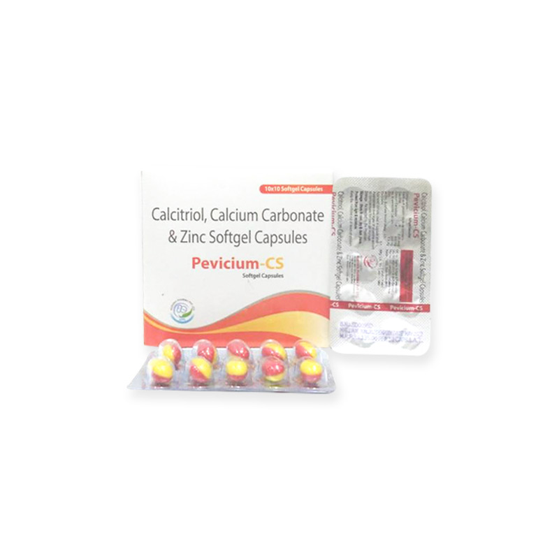 Calcitriol, Calcium Carbonate & Zinc Softgel Capsules