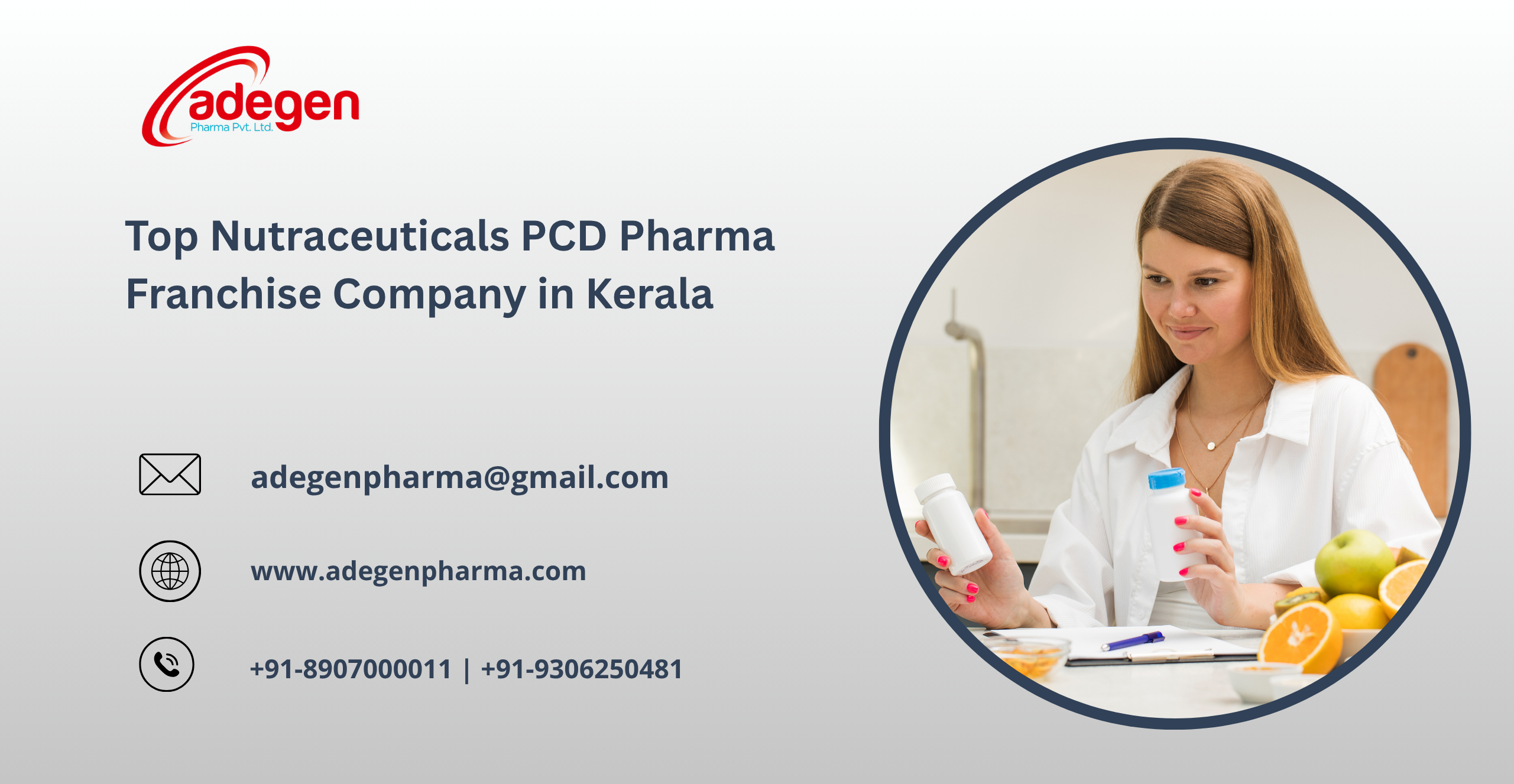 Top Nutraceuticals PCD Pharma Franchise Company in Kerala